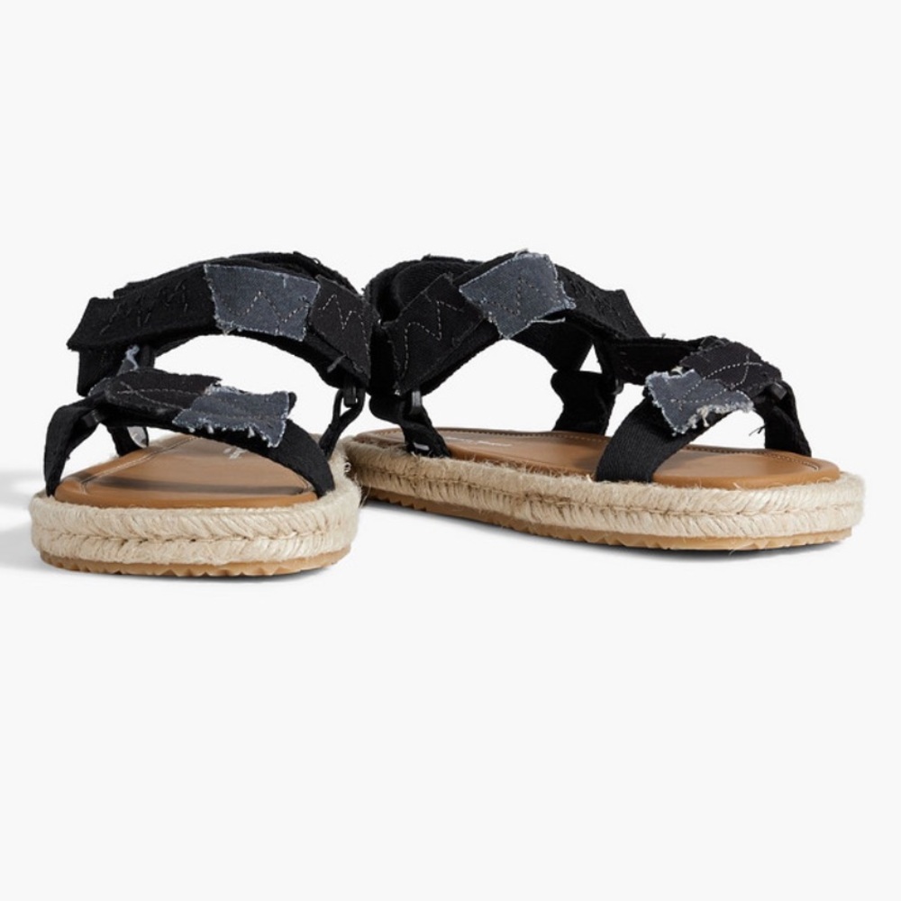 MAISON MARGIELA 6 Distressed canvas espadrille sandals